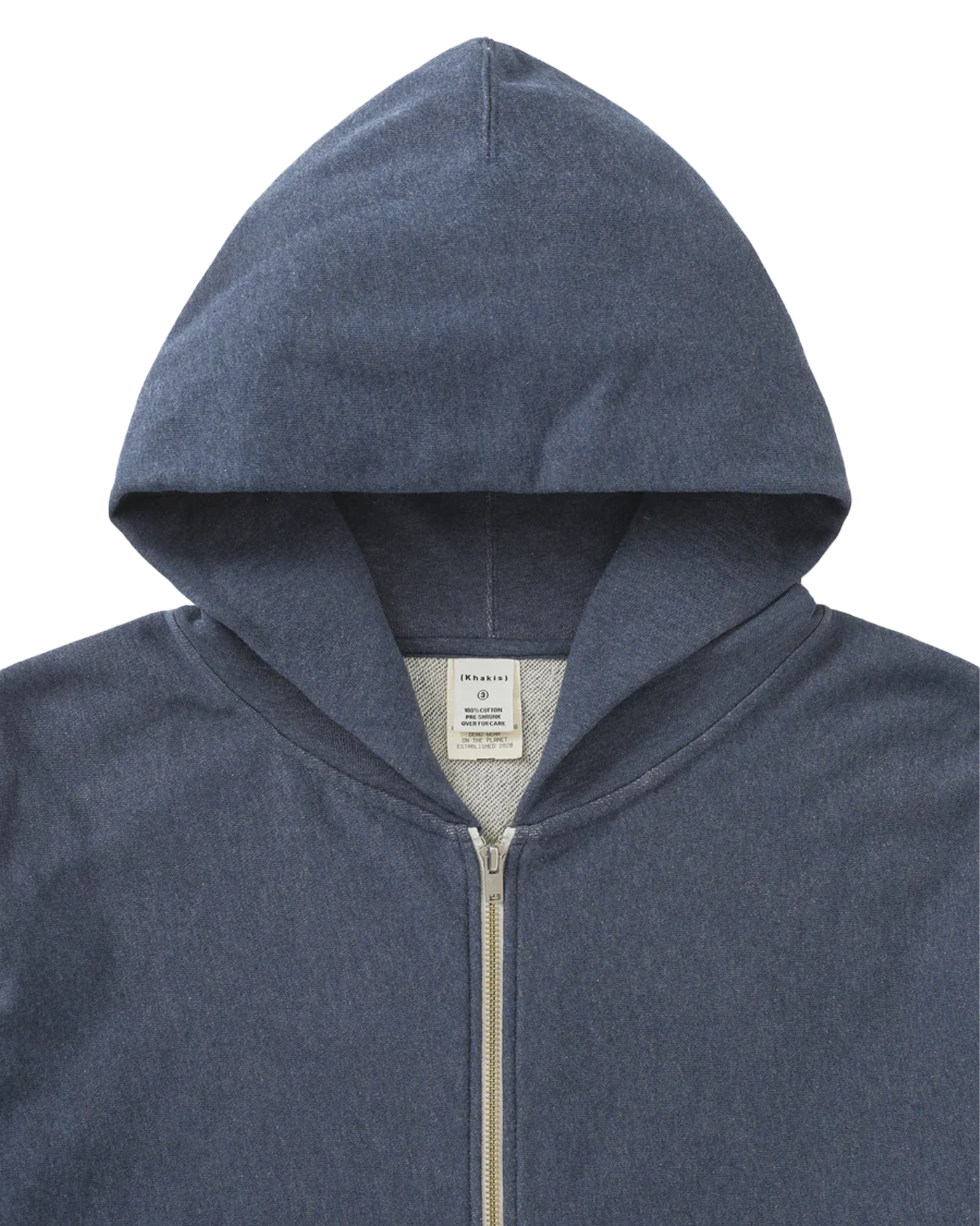 카키스 헤더 풀 집 후디 블루 KH243TSWHZ01 | 카시나 KASINA